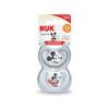 NUK SPACE SOOTHERS TWIN PACK 0-6M+