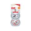 NUK SPACE SOOTHERS TWIN PACK 0-6M+