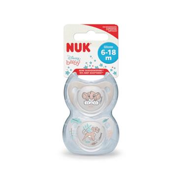 NUK BABY SOOTHERS TWIN PACK 6-18M+