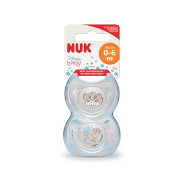 NUK BABY SOOTHERS TWIN PACK 0-6M+