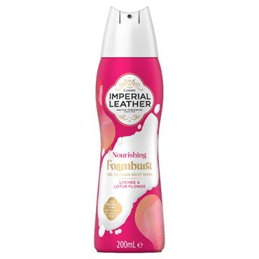 IMPERIAL LEATHER NOURISHING FOAMBURST LYCHEE & LOTUS FLOWER 200ML