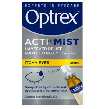 Optrex Acti-Mist Relief Eye Spray For Itchy Eyes 10ml