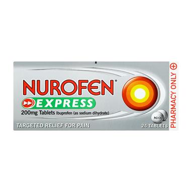 Nurofen Express 200mg (Ibuprofen) 24 Tablets