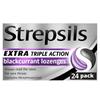 Strepsils Extra Blackcurrant 24 Lozenges