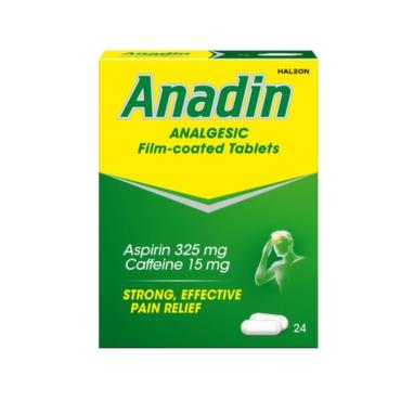 Anadin (Aspirin) 24 Tablets
