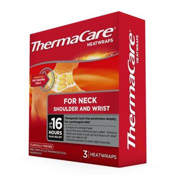 Thermacare Neck Shoulder Wrist Heat Wraps 3 Pack