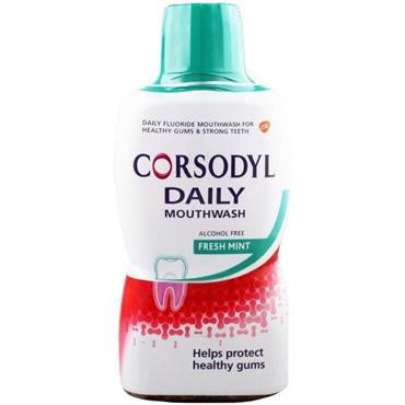 CORSODYL DAILY MOUTH WASH AF FRESH MINT 500ML