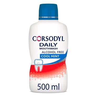 CORSODYL DAILY MOUTHWASH AF COOLMINT 500ML
