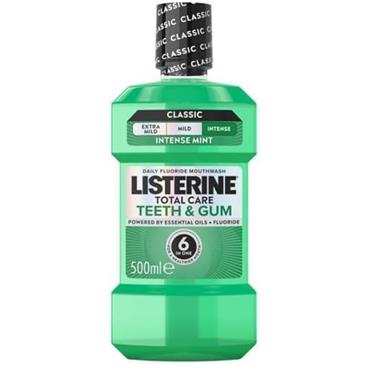 Listerine Total Care Teeth & Gum Intense Mint Mouth Wash 500ml