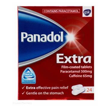 Panadol Extra Tablets (Paracetamol) 24 Pack