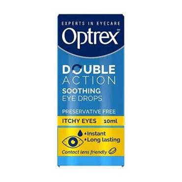Optrex Double Action Soothing Eye Drops For Itchy Eyes 10ml