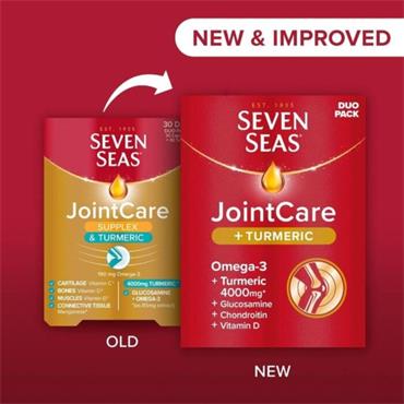 SEVEN SEAS JOINTCARE TUMERIC 30+30