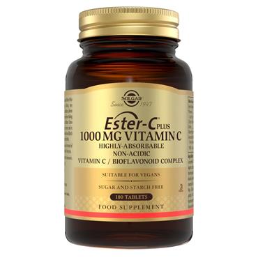 SOLGAR ESTER C PLUS 1000MG TABLETS 180