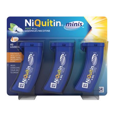 NIQUITIN MINI 4MG CITRUS LOZ 60 PACK
