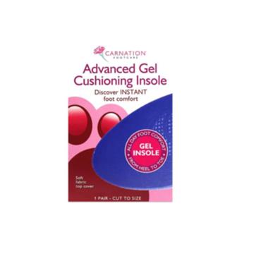 CARNATION ADVANCED GEL CUSHIONING INSOLE 1 PACK