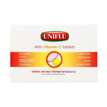 UNIFLU WITH VITAMIN C TABLETS 12