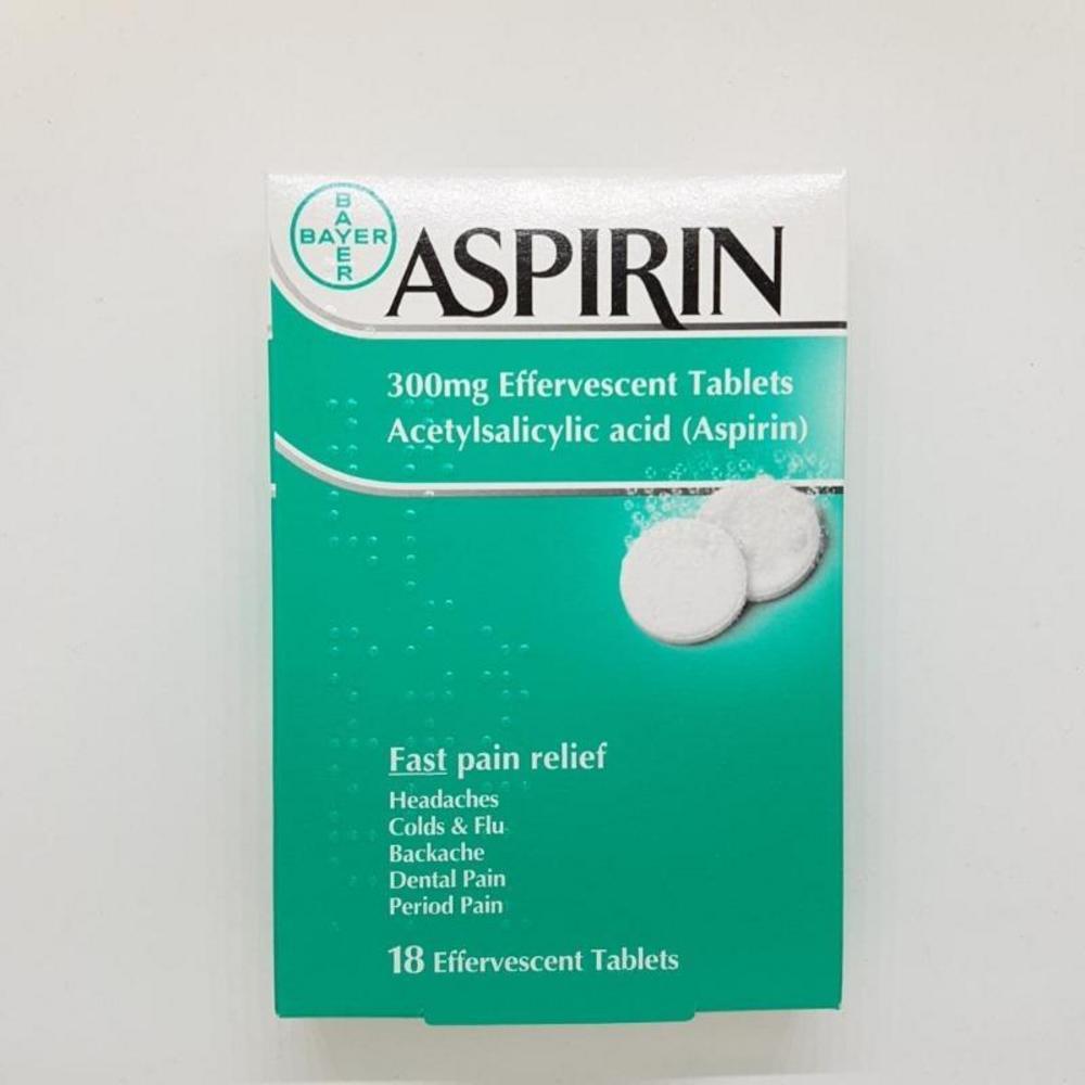 ASPIRIN 300MG EFFERVESCENT TABLETS 18 Health 1st Pharmacy Monaghan