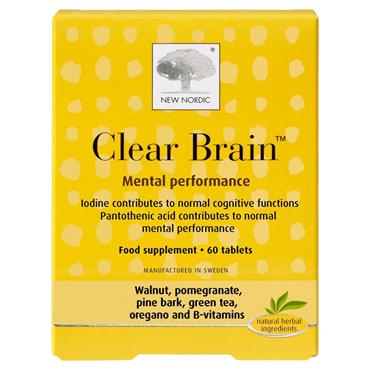 CLEAR BRAIN TABLETS 60S