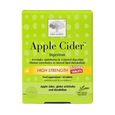New Nordic Apple Cider Digestion High Strength 720mg 60 Tablets