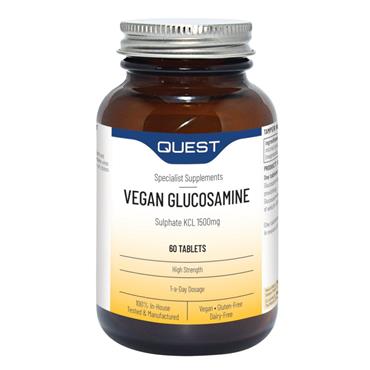 Quest Vegan Glucosamine Sulphate 1500mg 60 Tablets