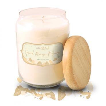 Celtic Candles Spiced Mimosa & Orange candle large pop jar