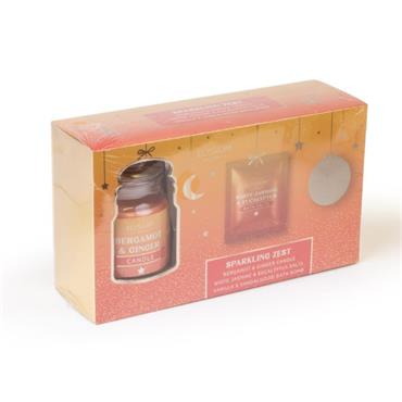 Elysium Spa Sparkling Zest 3 piece Bath Gift Set