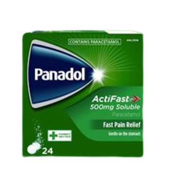 Panadol Actifast Soluble (Paracetamol) 24 Tablets