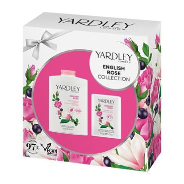 Yardley English Rose Body Powder & Soap Gift Set