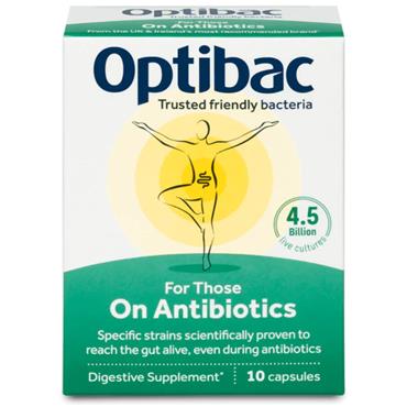 OPTIBAC FOR THOSE ON ANTIBIOTICS CAPSULES 10