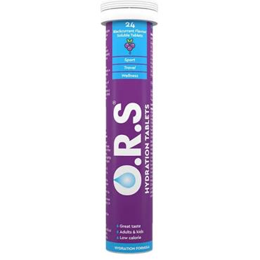 ORS Hydration tablets blackcurrant tablets 24