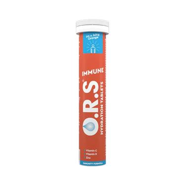 ORS Immune Hydration Tablets Juicy Orange Flavour 20 Pack