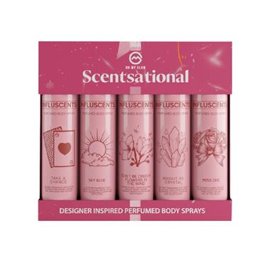 Oh My Glam Scentsational 100ml Influscents 5 piece Gift Set