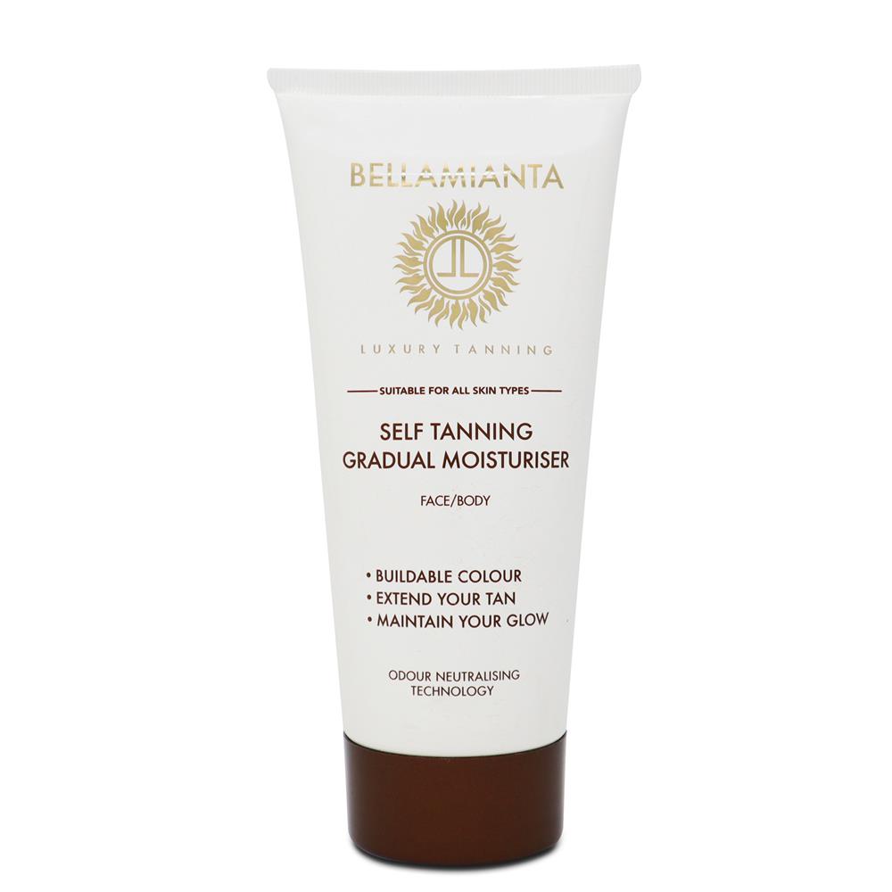 BELLAMIANTA SELF TANNING GRADUAL MOISTURISER FACE & BODY 200ML Health