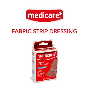 MEDICARE FABRIC STRIP DRESSING 1M