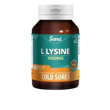 Sona Lysine 1000mg tablets 90