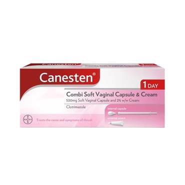 CANESTEN COMBI (VAG CAPS & CREAM 2%)