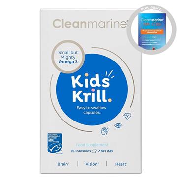 CLEANMARINE FOR KIDS KRILL OIL CAPSULES 60