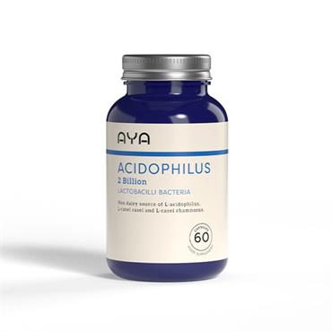AYA ACIDOPHILUS 2 BILLION LACTOBACILLI BACTERIA  60s