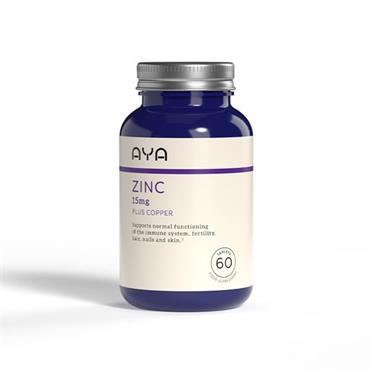 AYA ZINC 15MG PLUS COPPER - 60 TABLETS