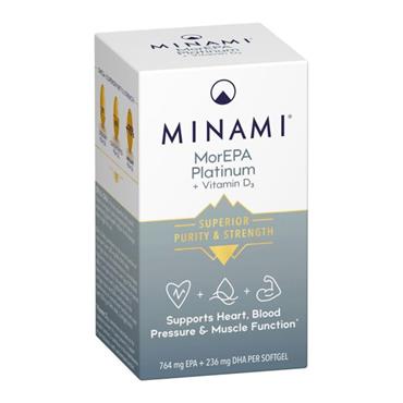 MINAMI MorEPA PLATINUM ELITE +100IU VITAMIN D CAPS 60s