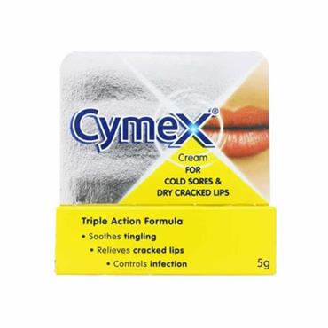 Cymex Cream For Cold Sores & Dry Cracked Lips 5g