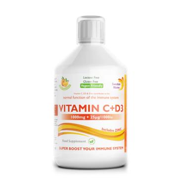 SWEDISH NUTRA VITAMIN C AND D3 500ML