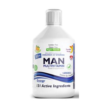 SWEDISH NUTRA MAN ACTIVE 50+ MULTIVITAMN 500ML 