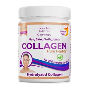 SWEDISH NUTRA COLLAGEN PURE PEPTIDE POWDER 10000MG 300G