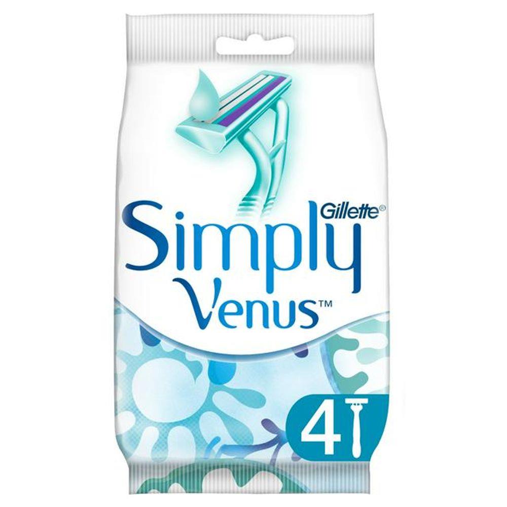 GILLETTE SIMPLY VENUS DISPOSABLE RAZORS 4 PACK Health 1st Pharmacy