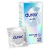 DUREX NUDE REGULAR FIT CONDOMS 12S