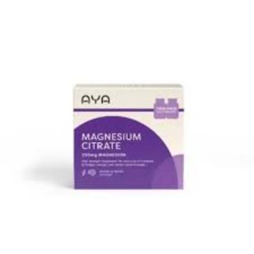 AYA MAGNESIUM CITRATE 250MG TWIN PK 120s