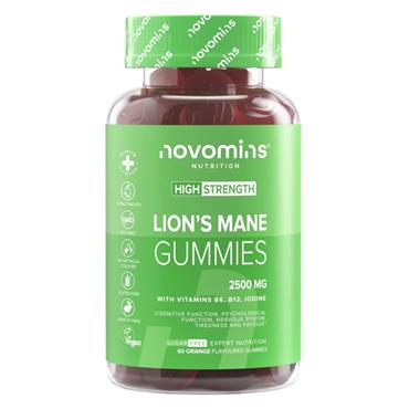 NOVOMINS LIONS MANE 2500MG GUMMIES 60S