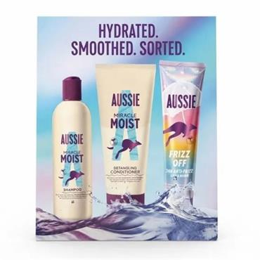Aussie Moist & Frizz Off Hair Gift Set