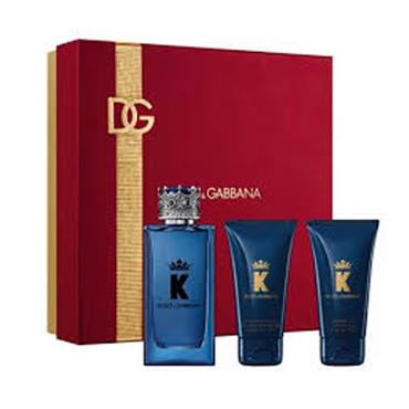 Dolce & Gabbana K Men's Fragrance Gift Set (100ml EDT, 50ml Shower Gel & 50ml Aftershave Balm)